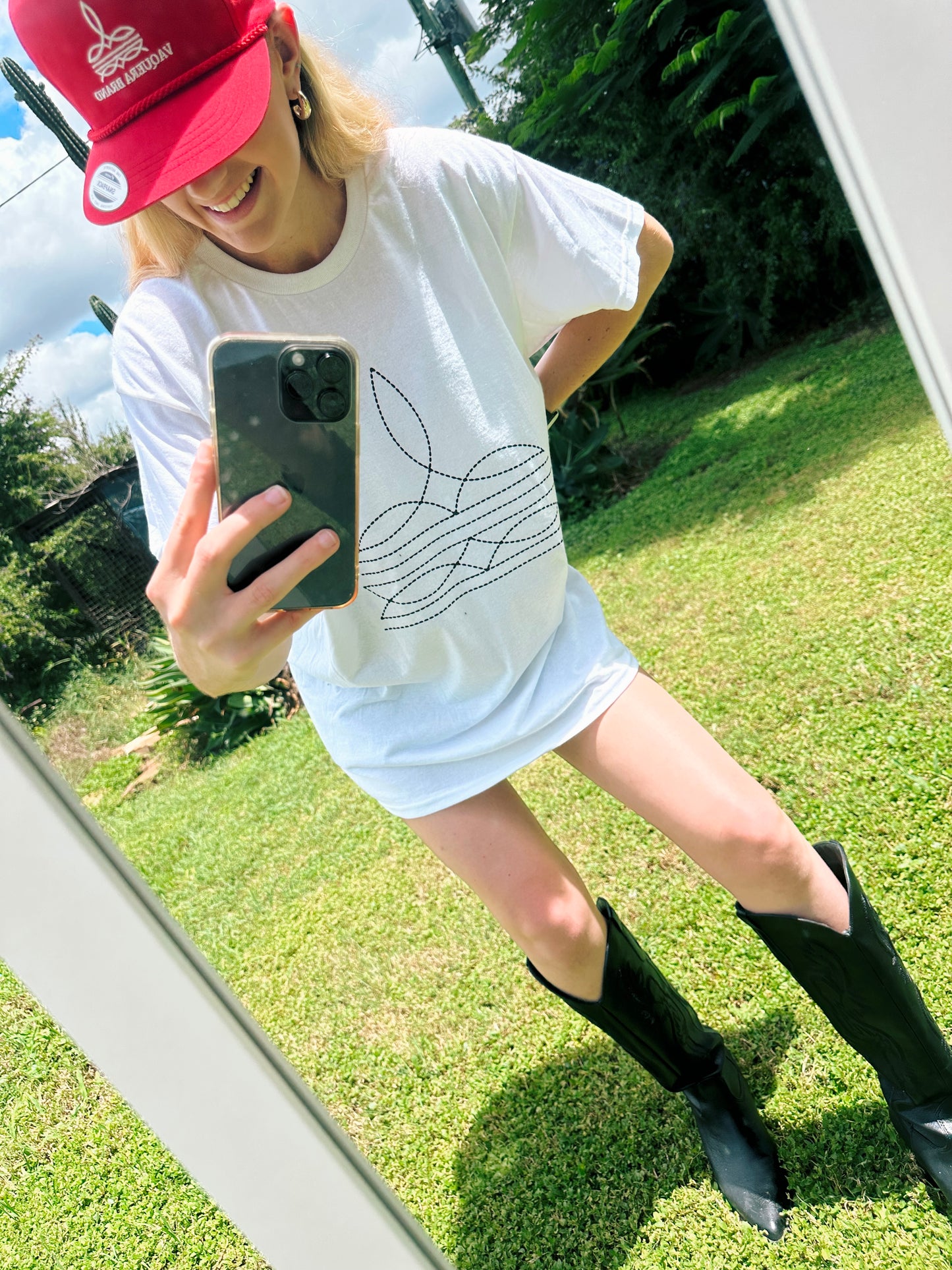 Cowboy Boot Stitch Tee🪡🎰