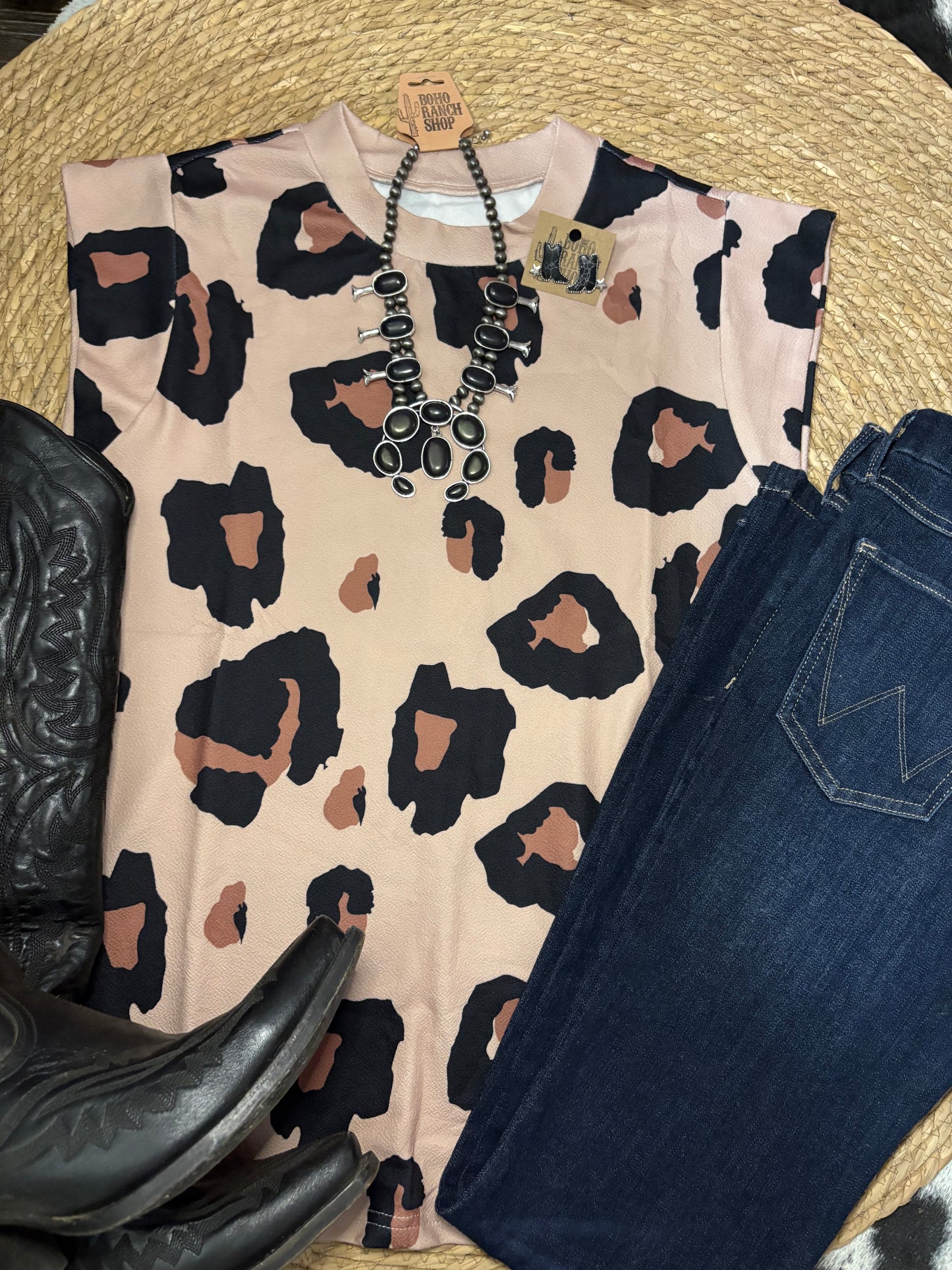 Lilly Leopard Top🤎