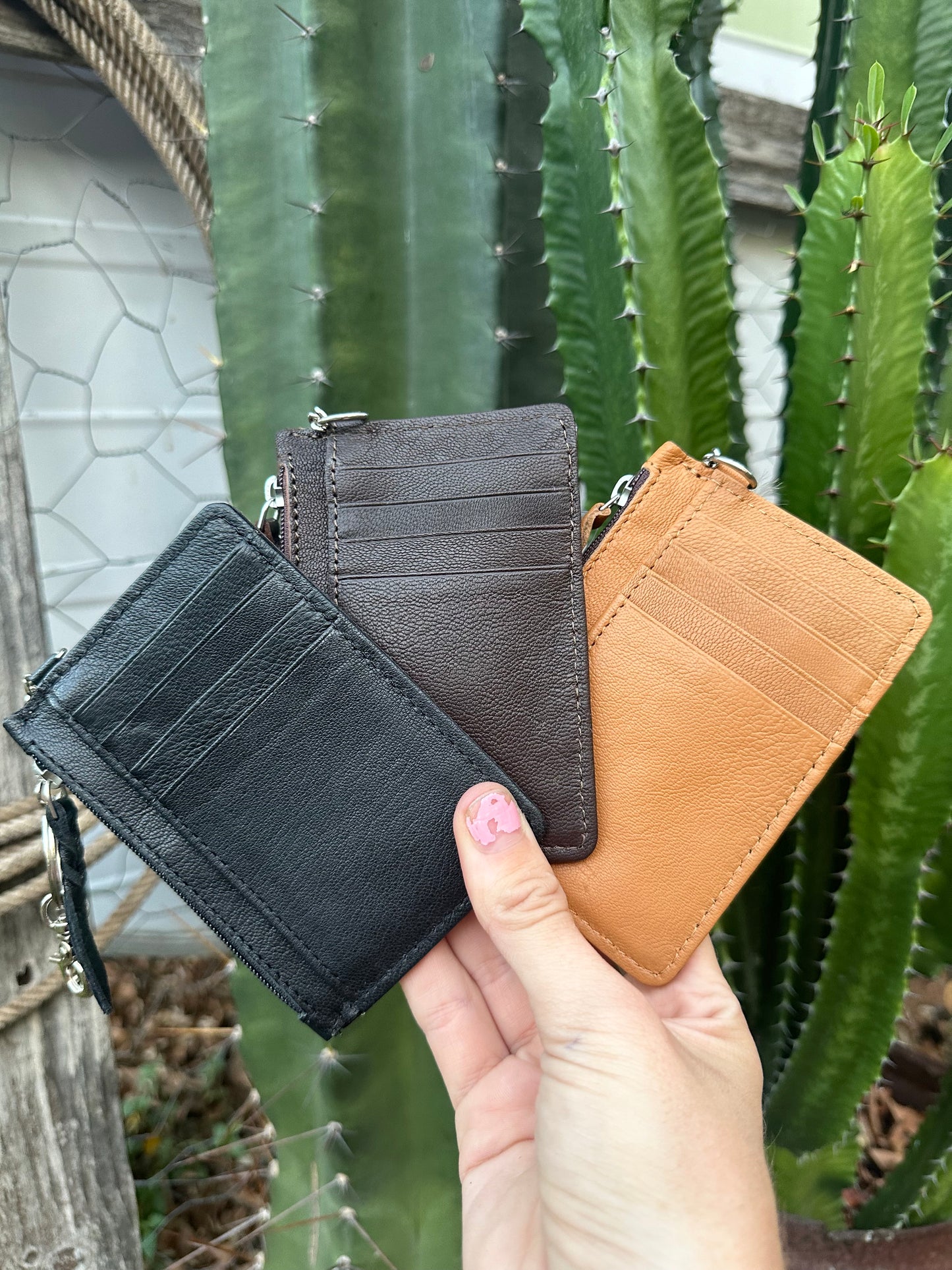 Tooled Leather Card & Change Purse 🤎🌵