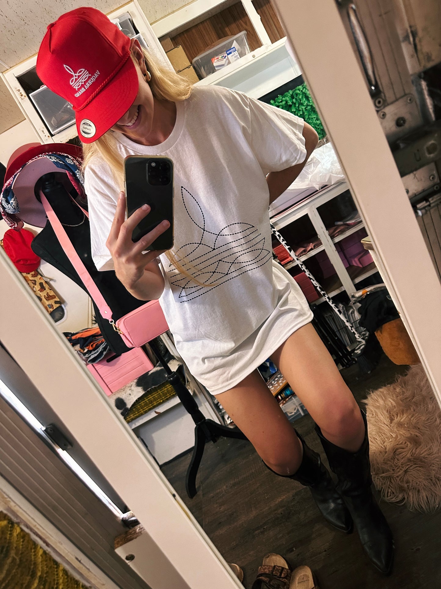 Cowboy Boot Stitch Tee🪡🎰