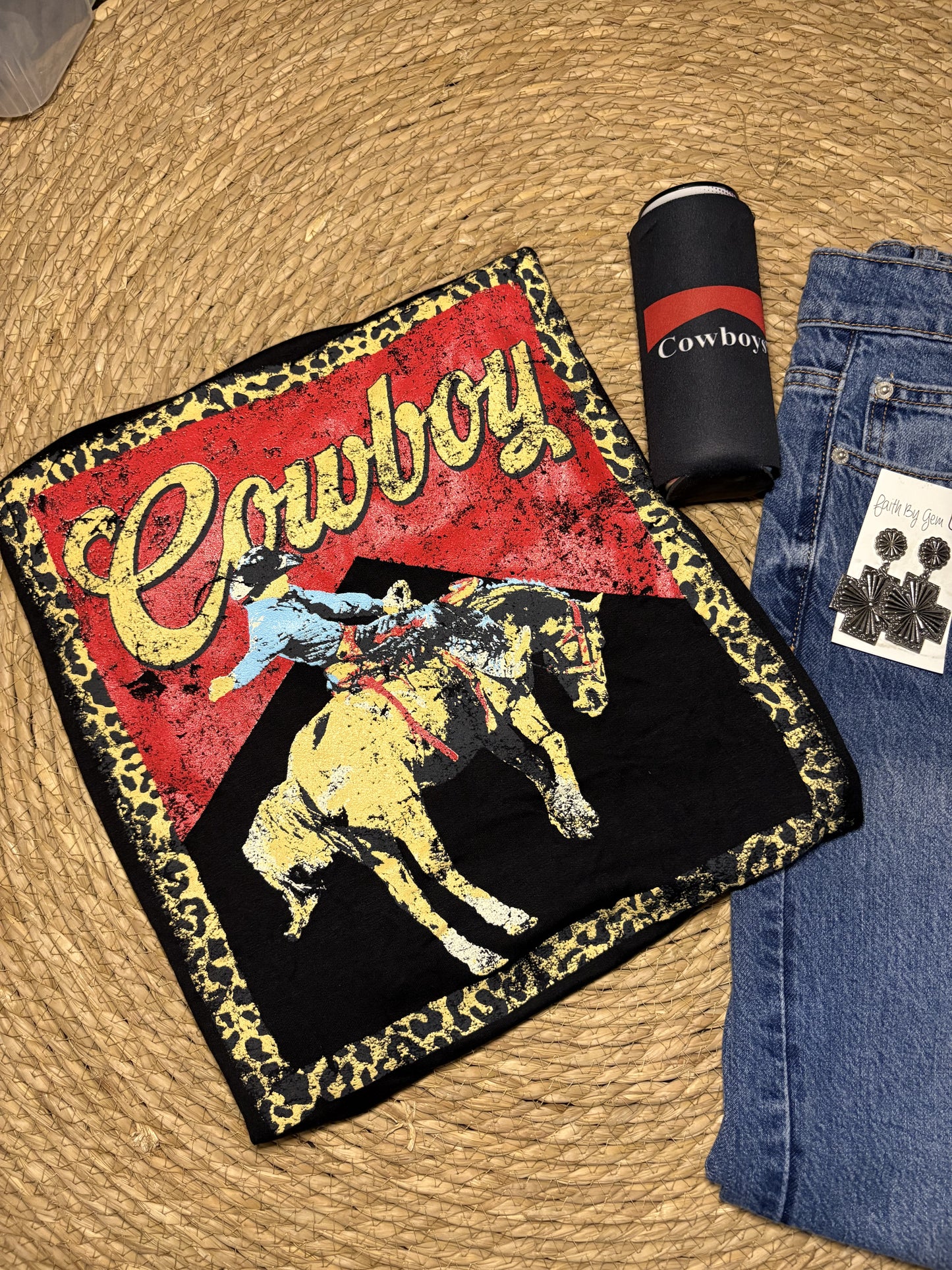 Leopard Cowboy Bronc Long Sleeve