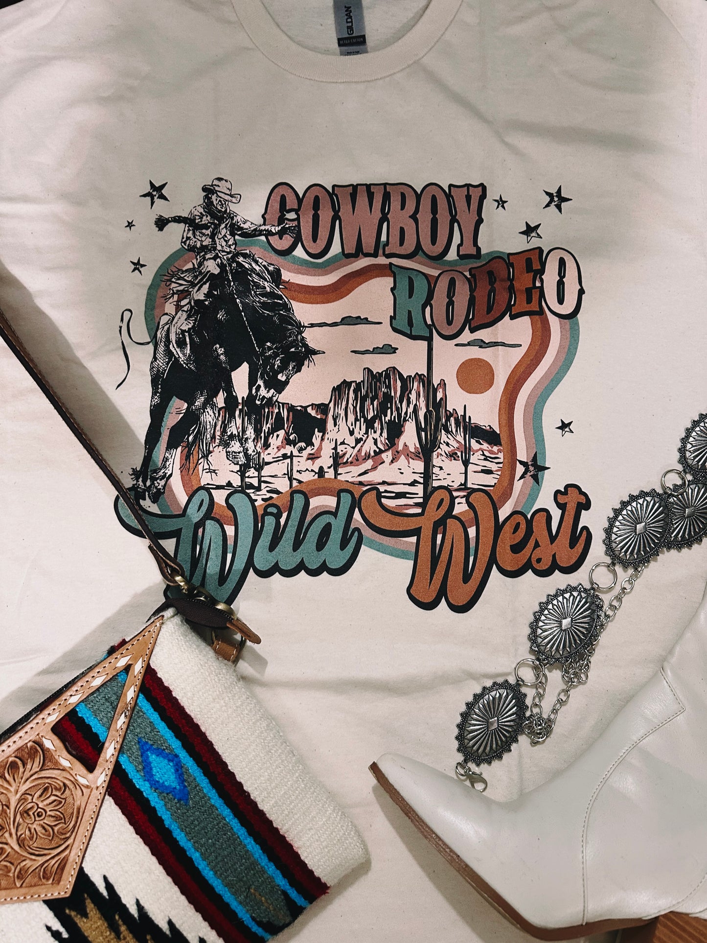Cowboy Rodeo Wild West Graphic Tee