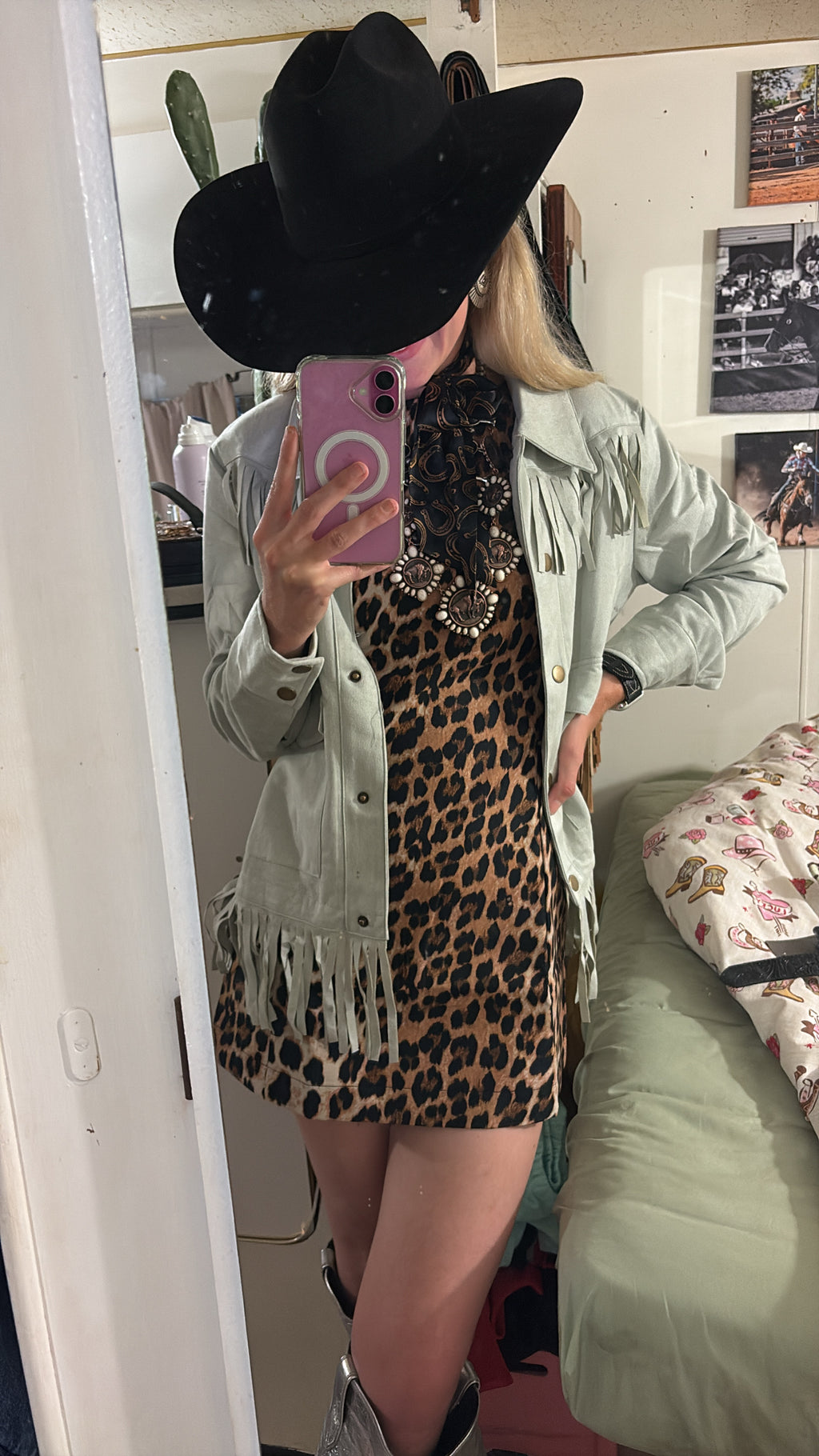 Tammy Faux Suede Tassel Jacket