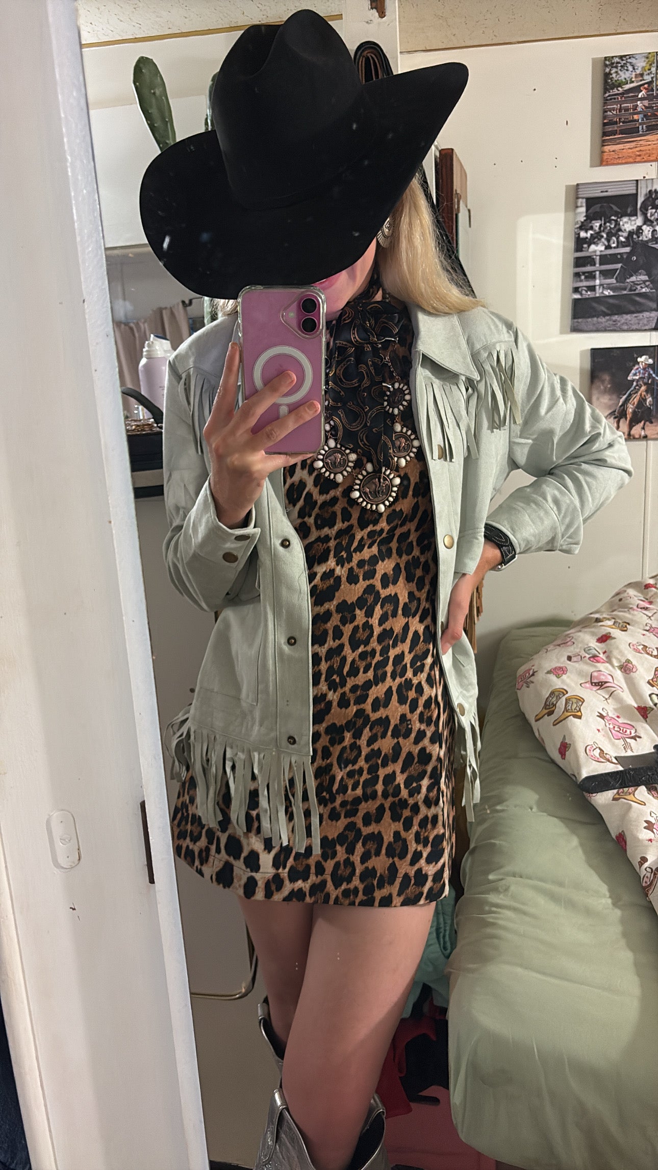 Tammy Faux Suede Tassel Jacket