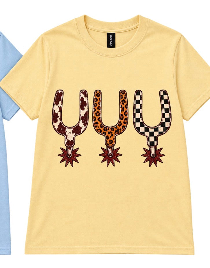 Cowgirl Spurs Graphic Tee