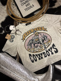 Long Live Cowboys Crop Tee