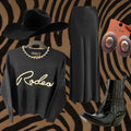 Wyld Rodeo Long Sleeve Black and White Knit 🖤
