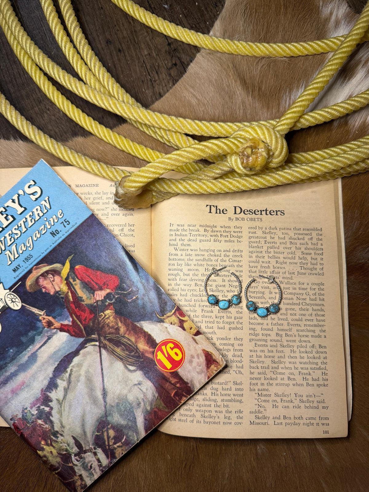 Callie Kingman Turquoise Earrings