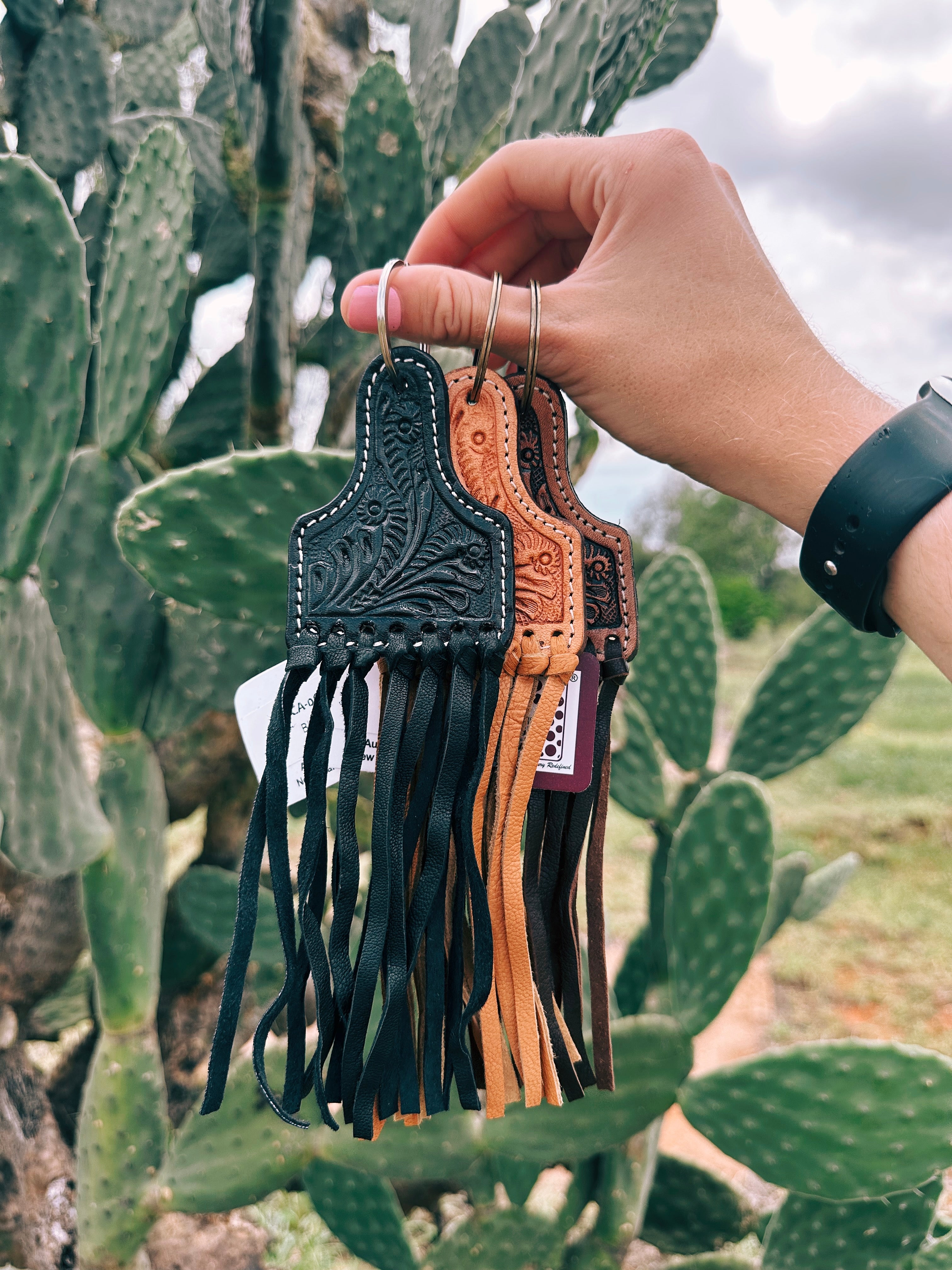 Tooling Leather Keyring 🫶🏻✨