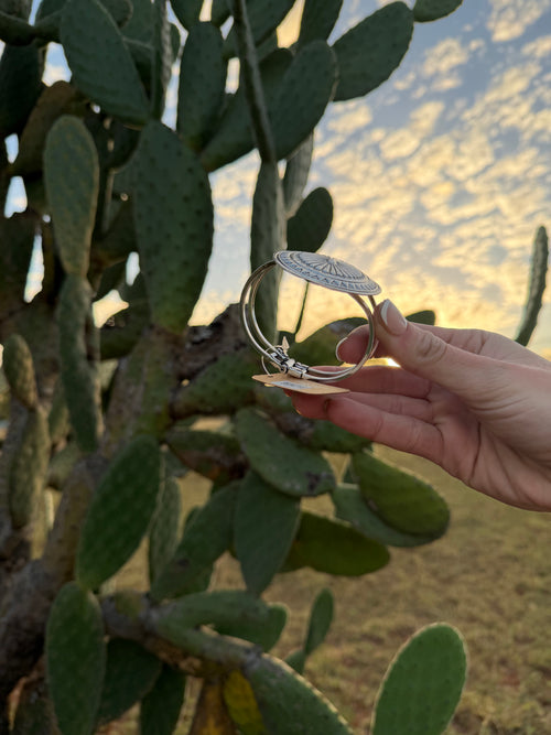 Silver Concho Cuff