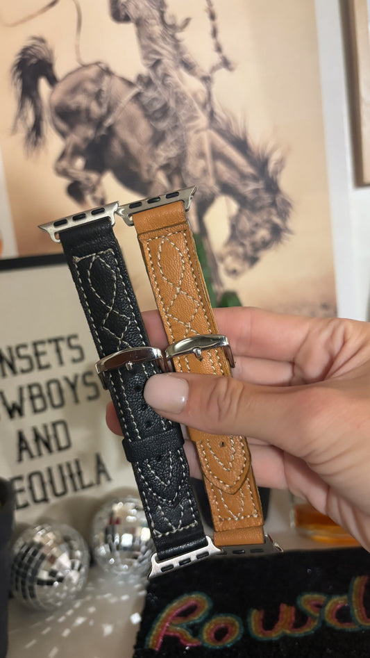Boot stitch Apple Watch Bands🪶🌟