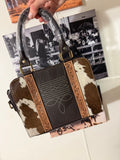 Brown Cowhide and Bootsitch