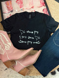 Cowgirl Spurs Graphic Tee 🖤