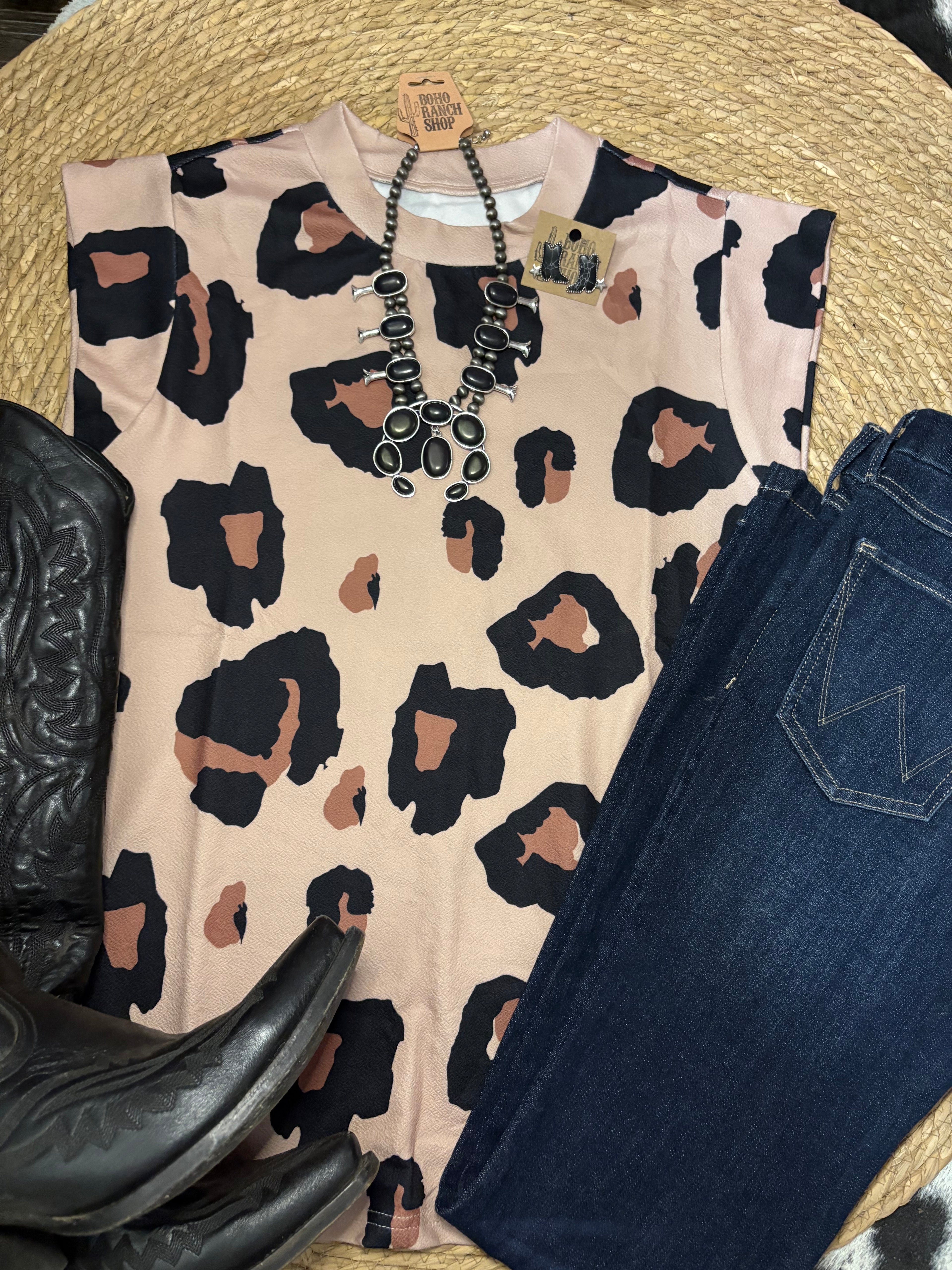 Lilly Leopard Top🤎
