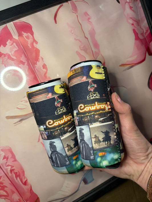 Cowboy Collage Tall Cooler