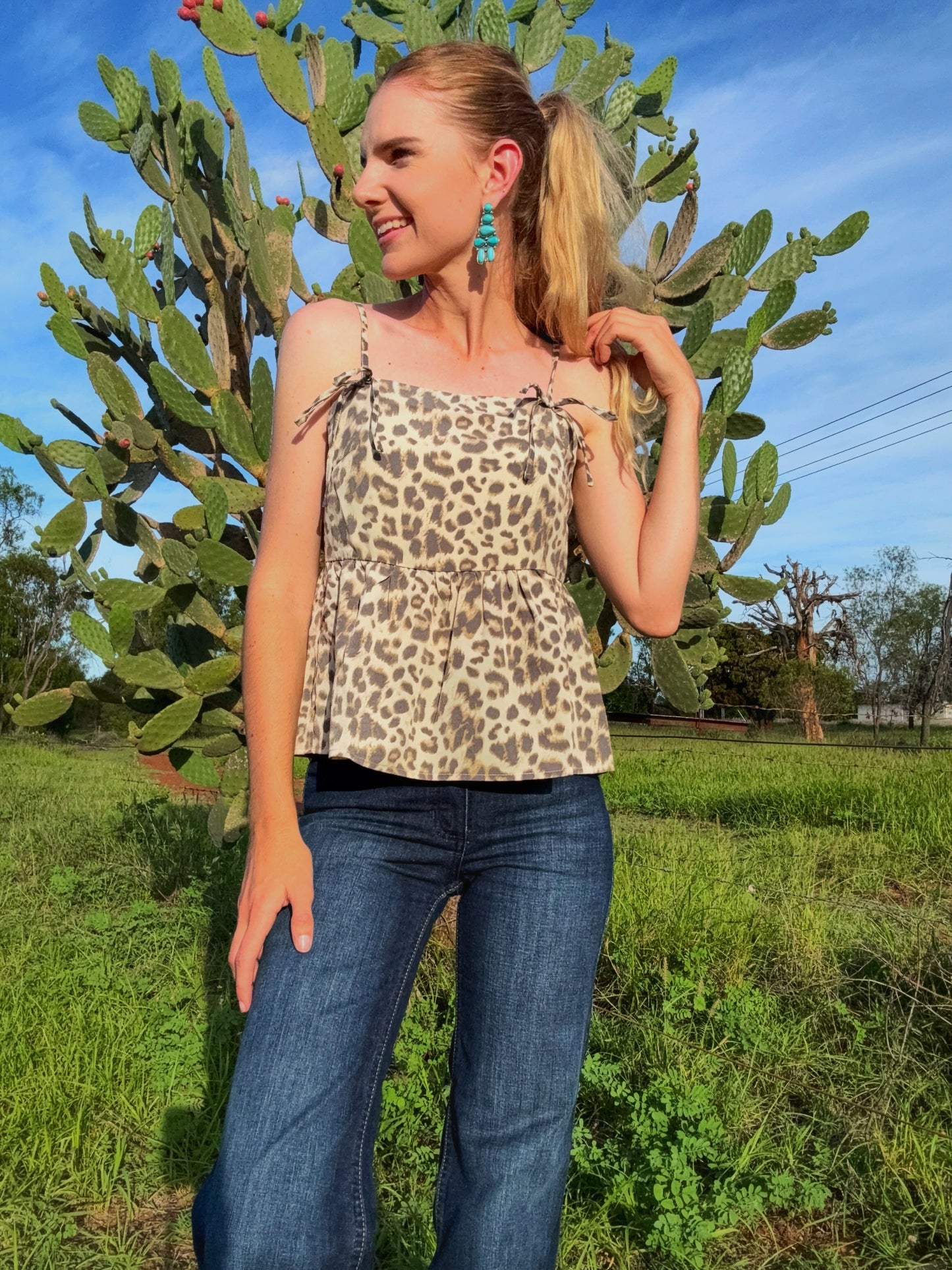 The Langley Top 🐆🍒❤️‍🔥