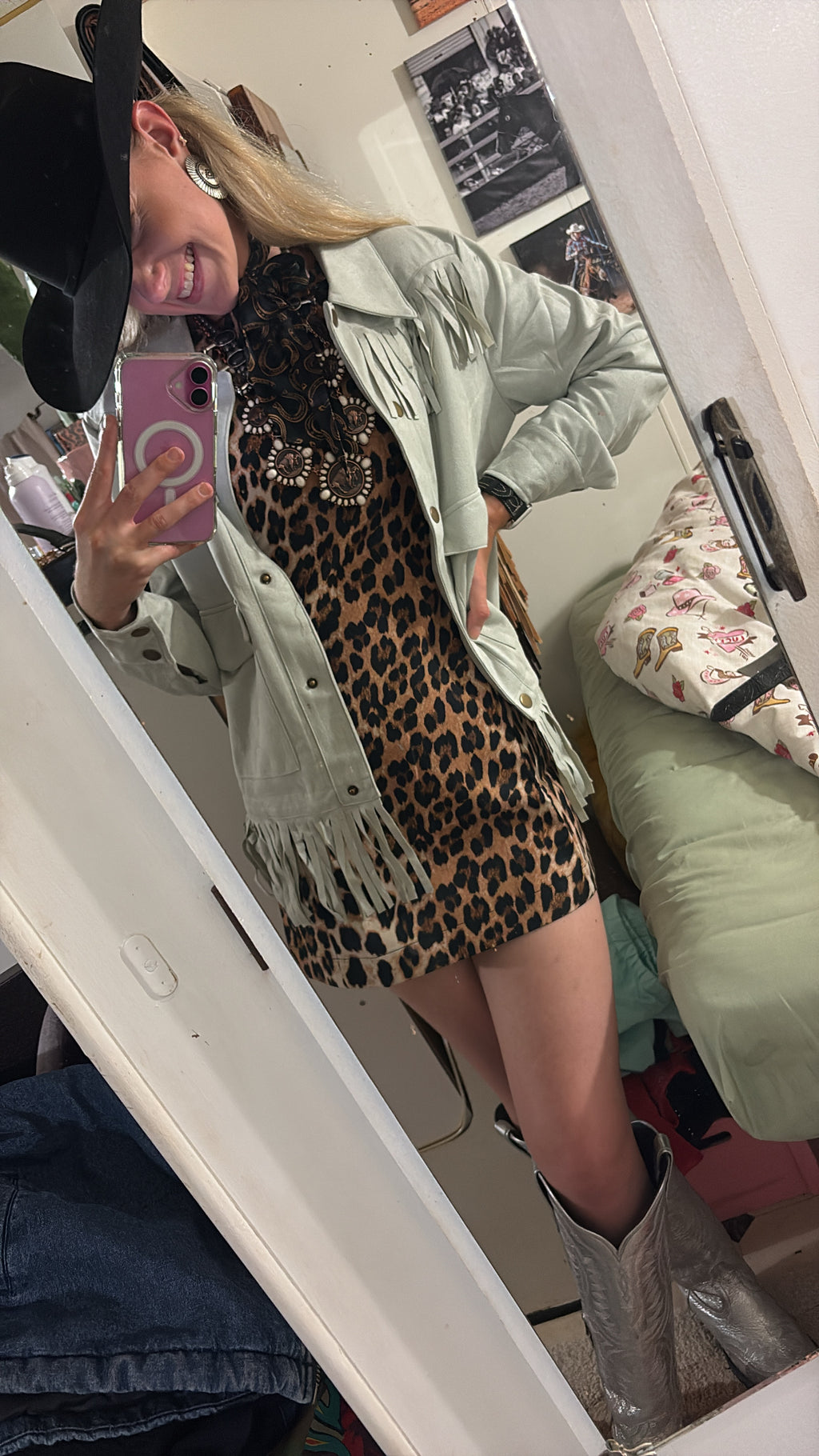 Tammy Faux Suede Tassel Jacket