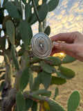 Silver Concho Cuff