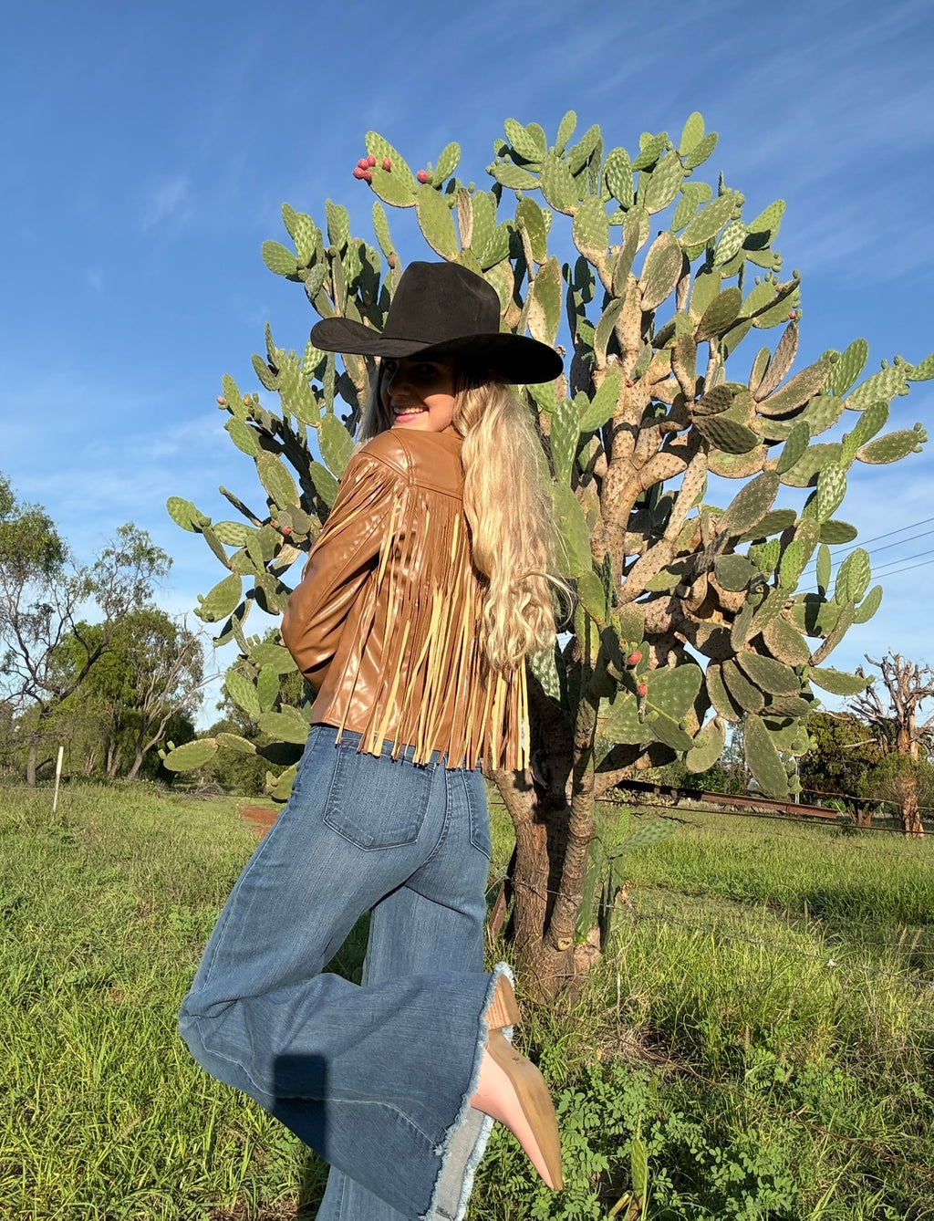 Blakely Tan Tassel Jacket🤎
