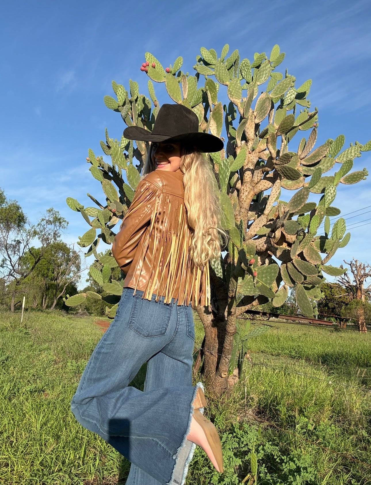 Blakely Tan Tassel Jacket🤎