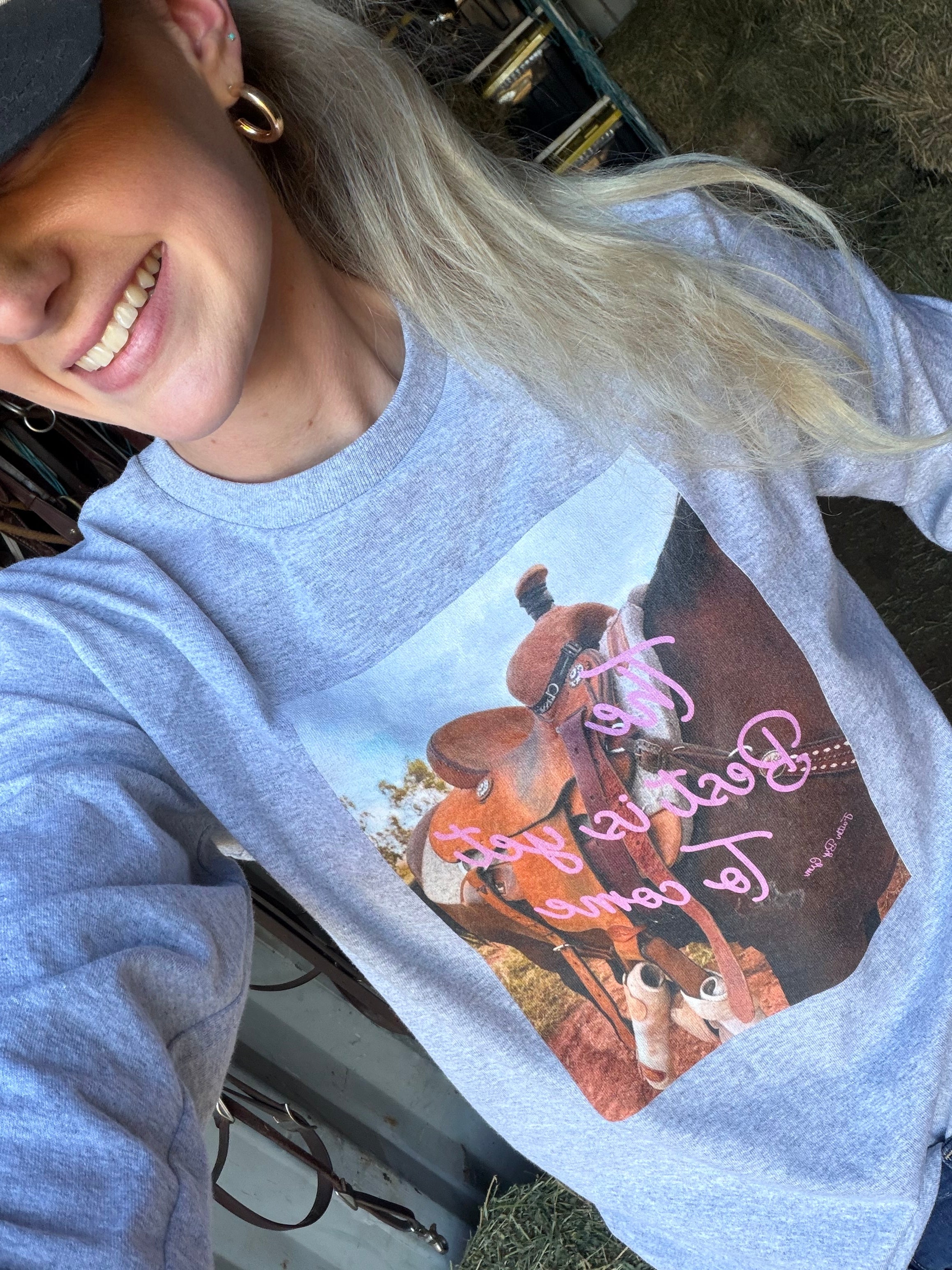 “The Best Is Yet To Come” FBG Grey long sleeve graphic