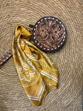 Mustard Paisley Wild Rag