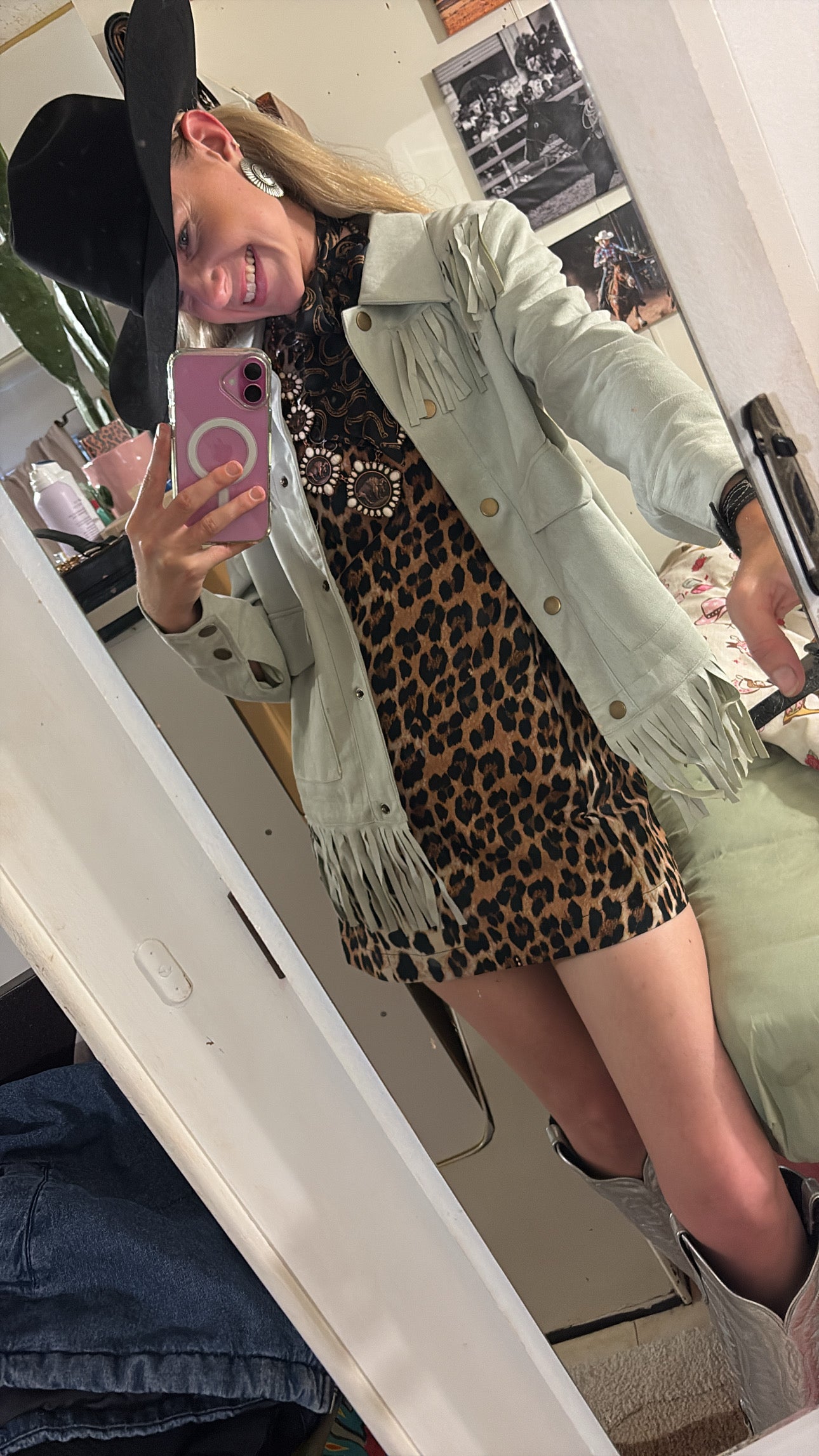 Tammy Faux Suede Tassel Jacket