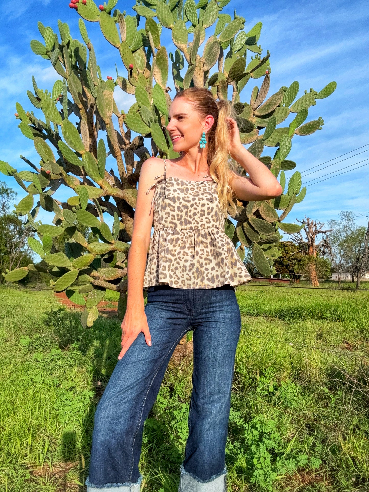 The Langley Top 🐆🍒❤️‍🔥