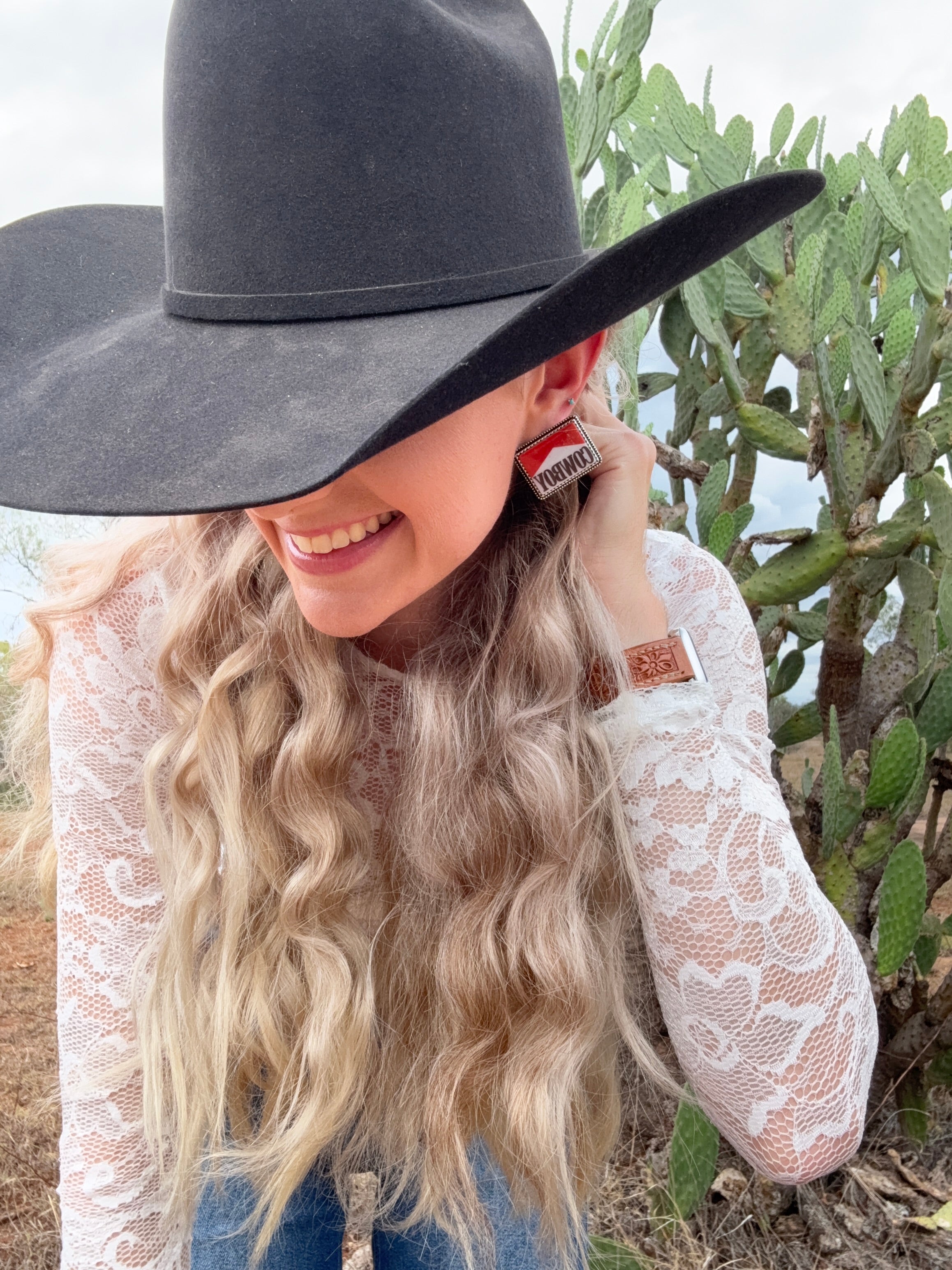 Marlboro Cowboy Earrings🌶️
