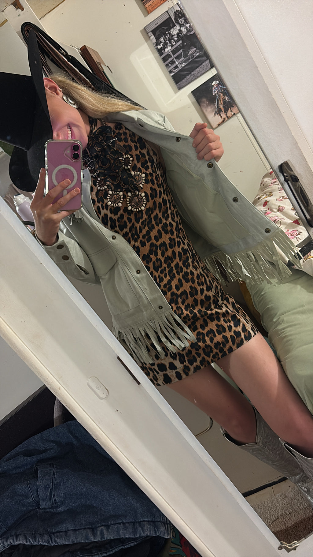Tammy Faux Suede Tassel Jacket