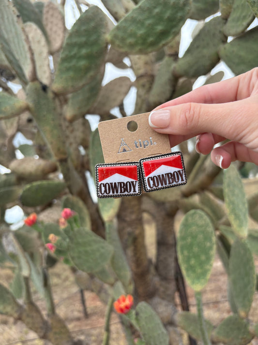Marlboro Cowboy Earrings🌶️