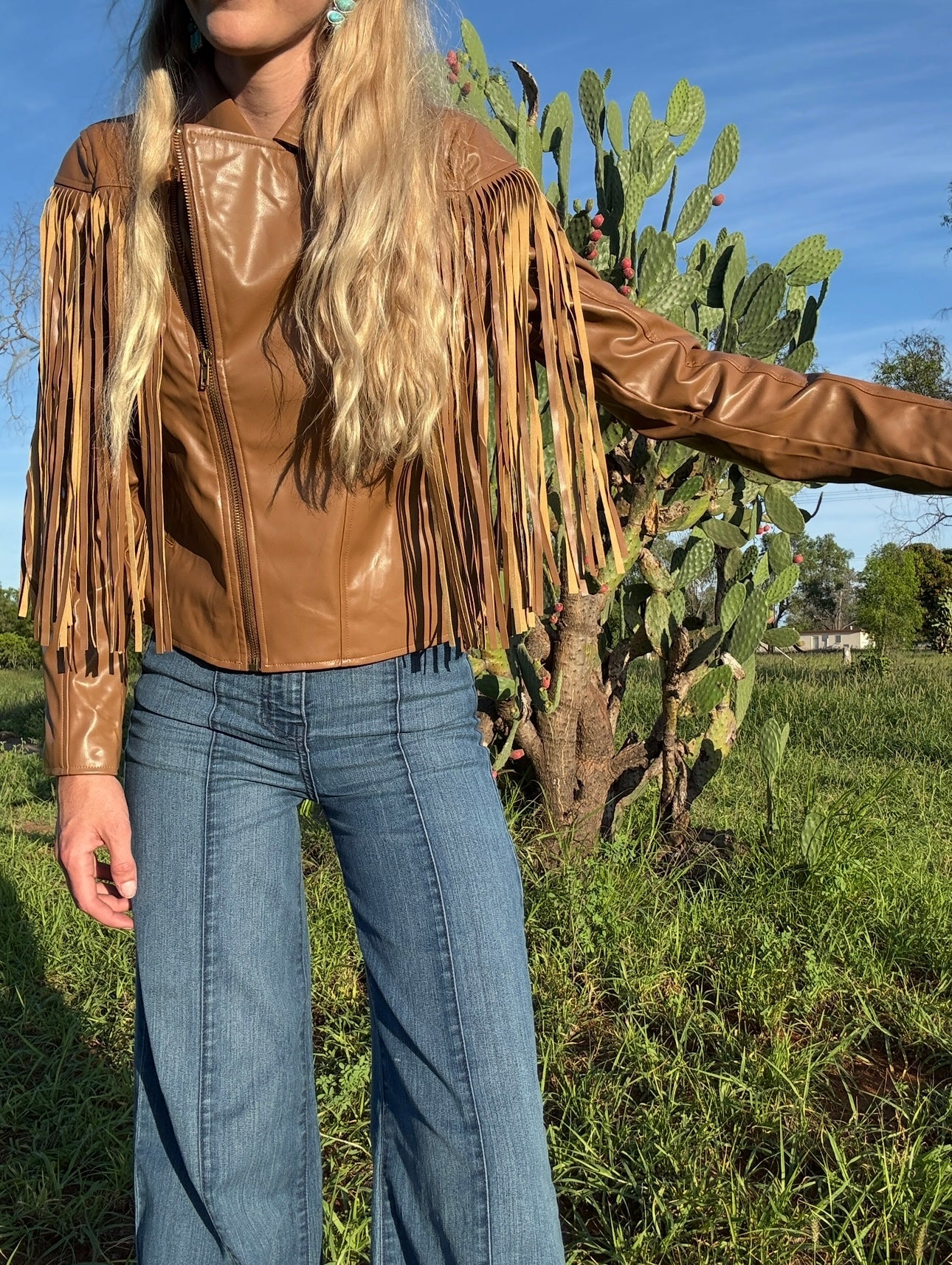 Blakely Tan Tassel Jacket🤎