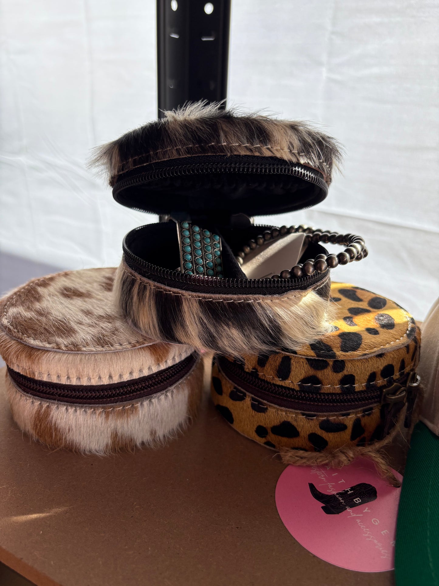 Mini Round Jewellery Box