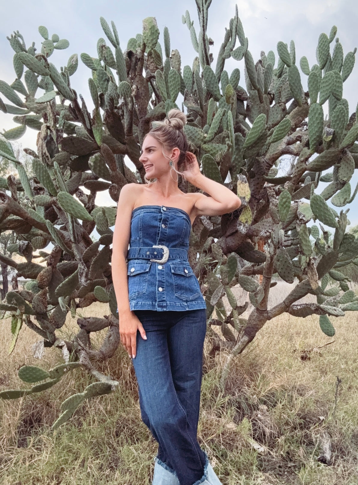 Darcy Denim Top 🩷