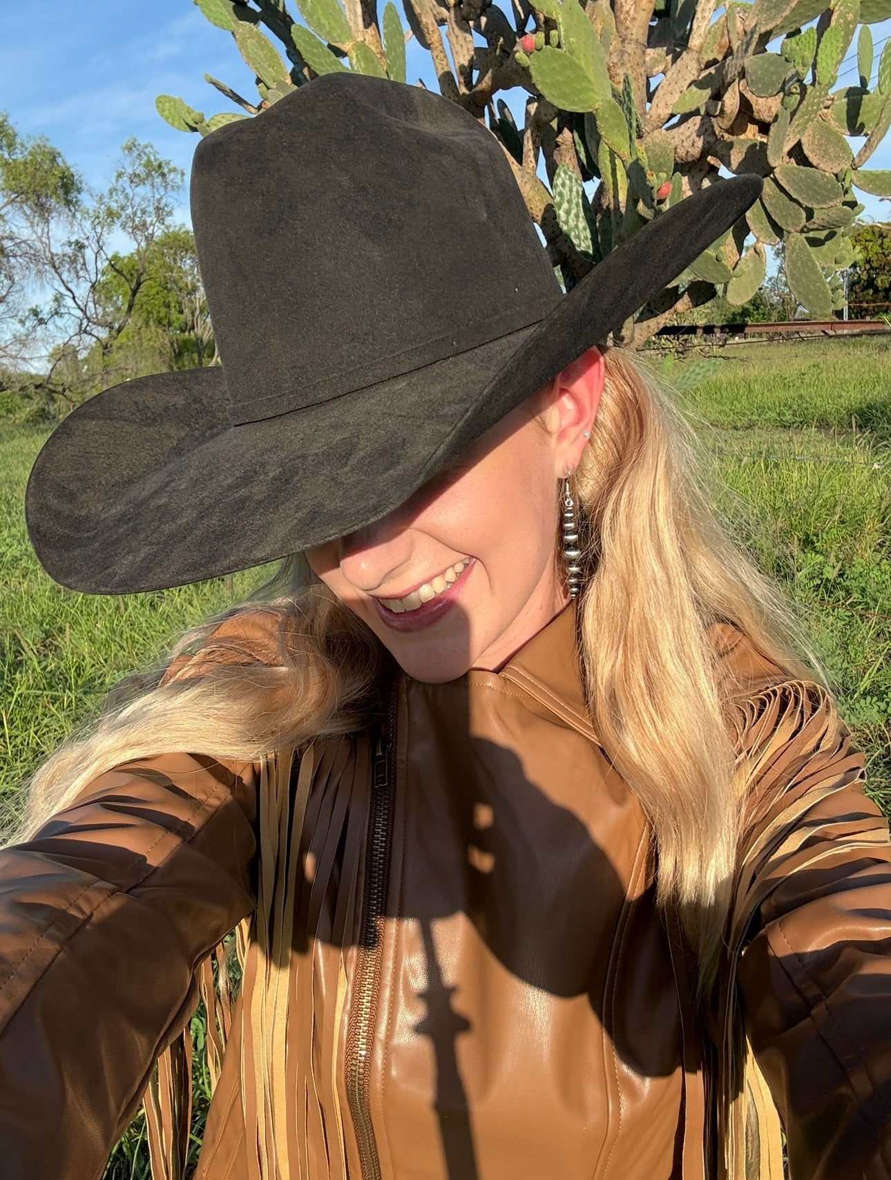 Sutton Faux Navajo Pearl Earrings