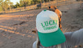Lucky Cowgirl Green Cap