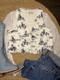 Western Bronc Tie Vest