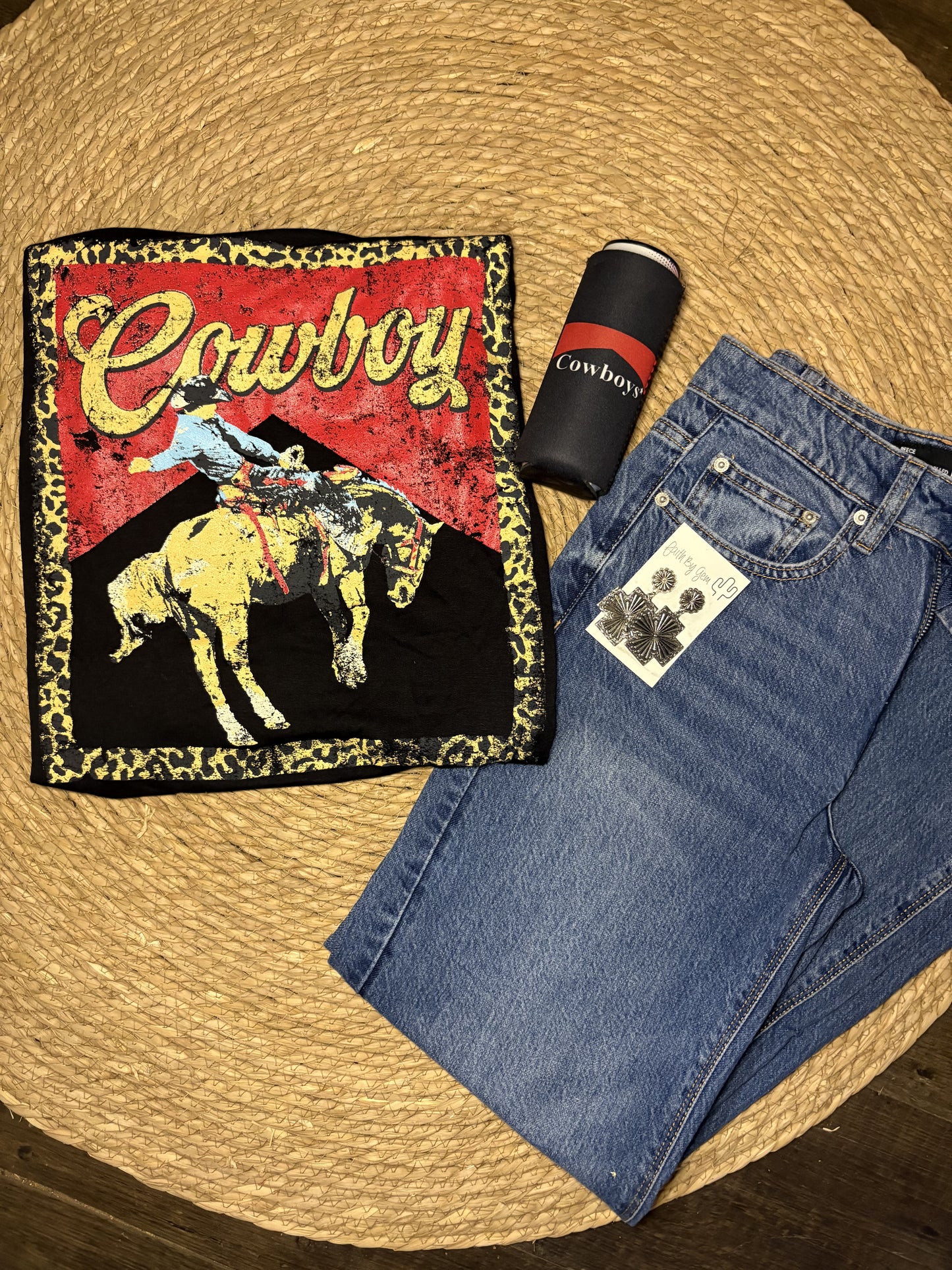 Leopard Cowboy Bronc Long Sleeve