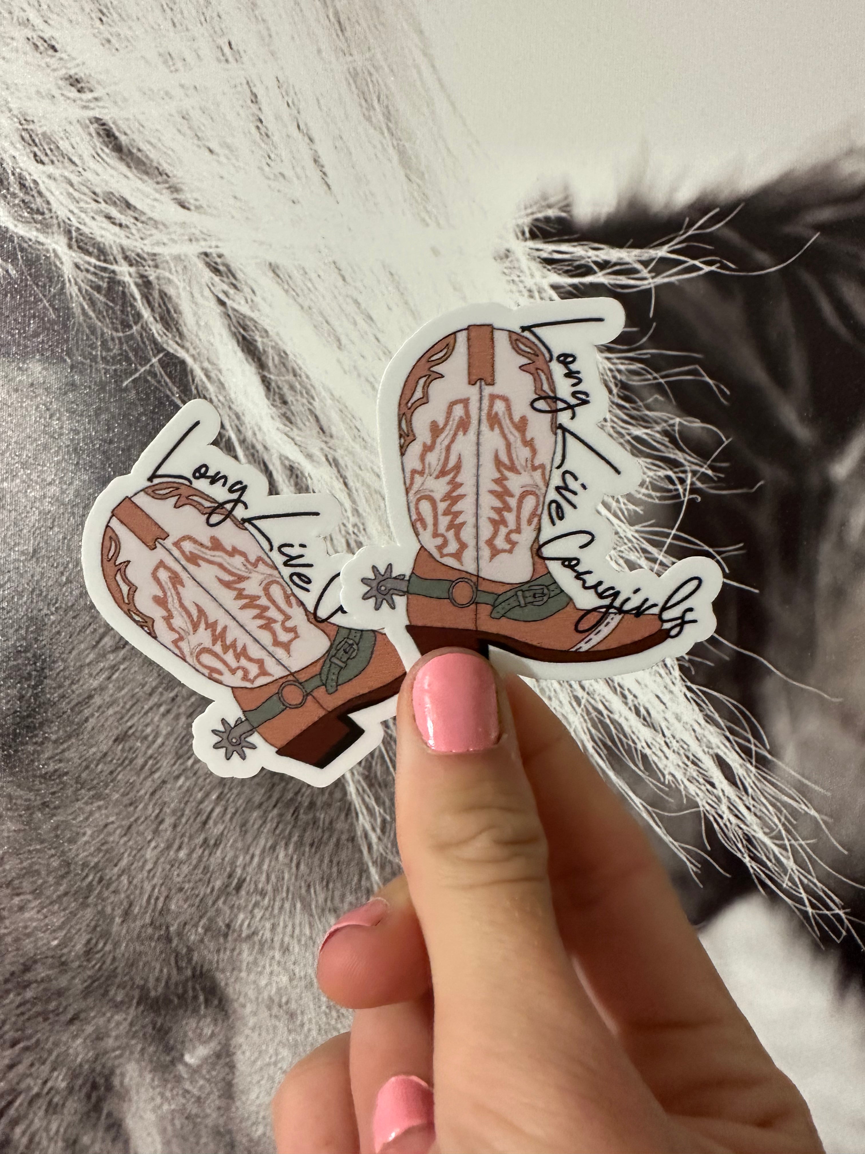 Long Live Cowgirl Stickers💖