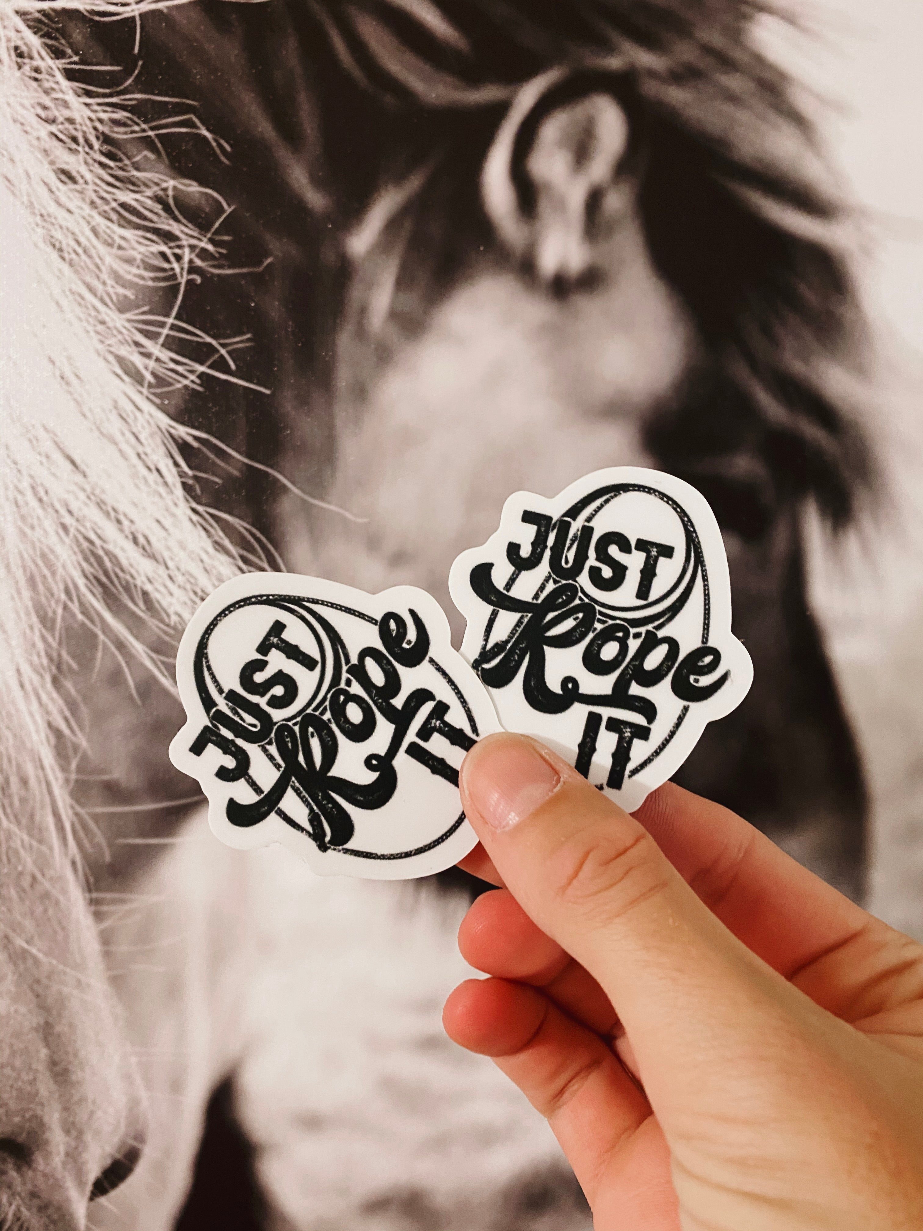 Just Rope It Vinyl Sticker